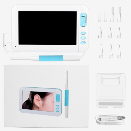C01 Écran d'affichage HD1080P de 4,3 pouces Endoscope visuel avec 6 LED, diamètre : 5,5 mm SH0171895-012
